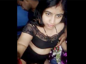 Devar enjoys pressing Bhabha's big boobs in steamy video