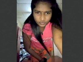 Village wife poses nude for self-portrait