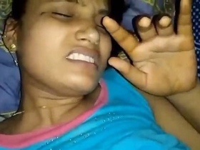 Desi girl gets only a little bit of penetration in this video