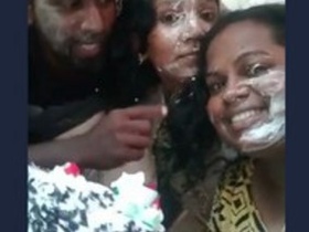 Desi lover surprises his girlfriend with a romantic birthday party