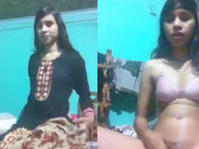 Indian girl bares it all in a steamy video