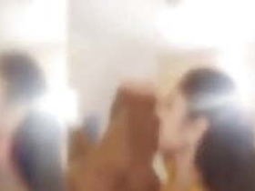 Hindi-Telugu couple talks on the phone in bed