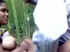 Desi couple cheats on office with hardcore sex in forest