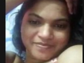 Cute Indian girl chats with her boyfriend on video call