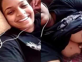 Indian beauty reveals her breasts