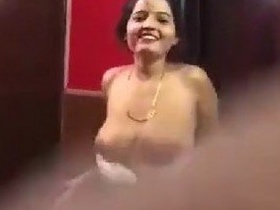 A young Indian woman enjoys sex with her partner