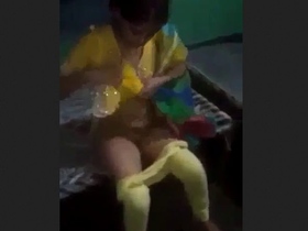 A country girl gets intimate with her neighbor's boyfriend in a steamy video