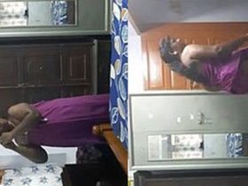 Tamil wife's sexy outfit change in video