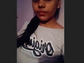 Indian woman records herself satisfying her partner in a sensual video
