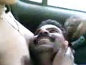 Indian couple in car gets wild