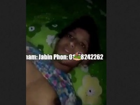 Village girl from India gets her shaved pussy fucked