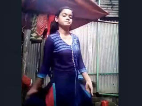 Beautiful village girl's intimate video for her partner