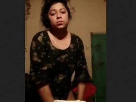 Married bhabi unhappy with her husband and showing off on camera