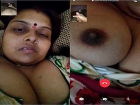 Exclusive video of horny bhabhi flaunting her big boobs to lover