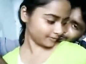 Big boobs and kissing in homemade Indian adult porn video