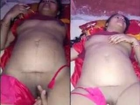 Bhabhi's big boobs and college girl's fingering in a romantic video