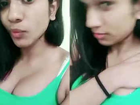 A girl from India reveals her breasts