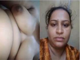 Exclusive video of horny Indian bhabhi flaunting her boobs and pussy