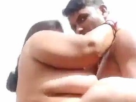 Desi BBW gets lifted up and fucked in the air