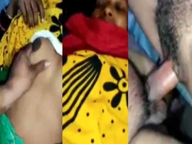 Desi MILF gets fucked by her husband's friend in a steamy video