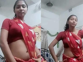 Chubby Indian wife Princess Rakhi's sensual belly dance