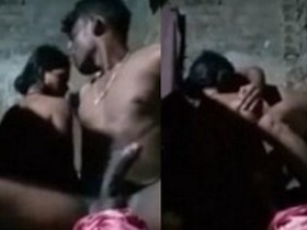 Desi couple caught having sex in a village