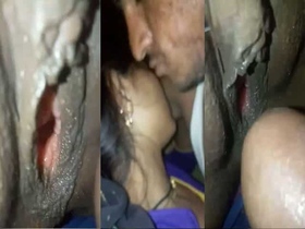 Hindi homemade porn video showcasing a village couple's sexual desires