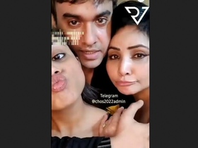 Rajsi Verma's tango special: A hot threesome video