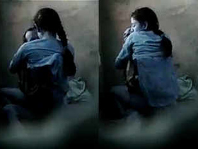 Indian girl walks with her uncle in a steamy video
