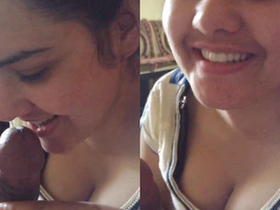 Super-hot Desi Sardarni enjoys a mouthful of cum