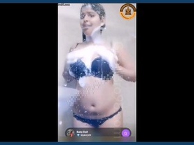 Sexy baby doll shows off her moves in a sensual tango dance