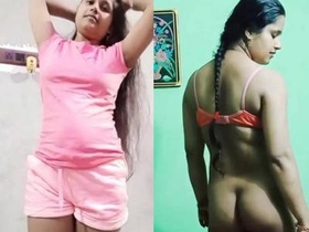 Married Indian bhabi's sensual performance of oral sex and nude dancing