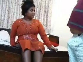 Desi's lust for her husband's boss is evident in this video