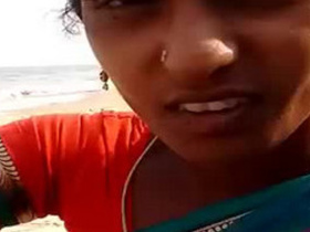 Young Indian woman gets penetrated in the mouth by a man