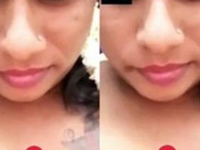 Tamil wife in a sexy mood on video call