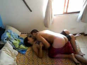 Indian wife penetrated by her husband's male companion