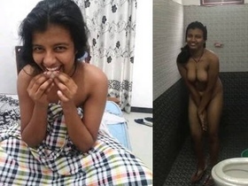 Indian beauty takes sensual nude bath