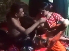Indian village wife gets quick and hard sex with her husband