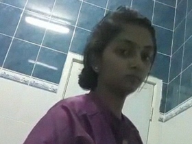 Tamil Nadu nurse flaunts her body in a bathroom