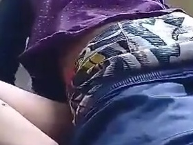 Frisky couple indulges in steamy outdoor sex