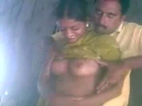 A couple's steamy outdoor encounter in a South Indian sex video
