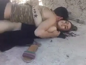 Pashto girl enjoys outdoor sex with her boyfriends