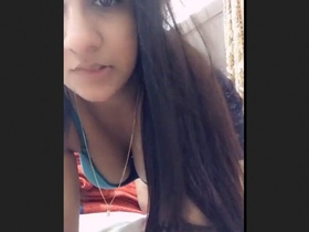 Stunning Punjabi babe in action