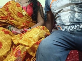 Indian aunt's intimate moment with nephew in hidden room