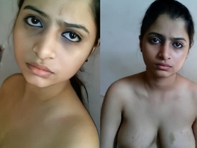 Cute girl's nude clips with a Desi camera