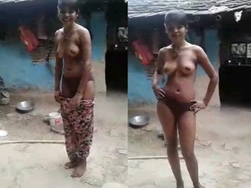 Elder sister guides younger sister in posing for sexy photos