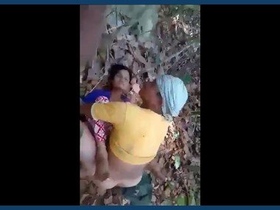 Randi gets naughty in the great outdoors