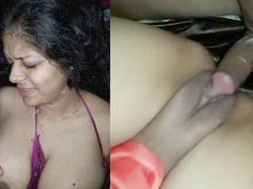 Desi bhabi's moans of pleasure during rough sex
