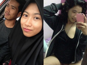 Watch the second part of the hottest hijabi girl in Indo