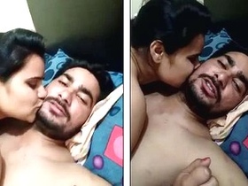 Newly married couple shares passionate kisses in explicit video